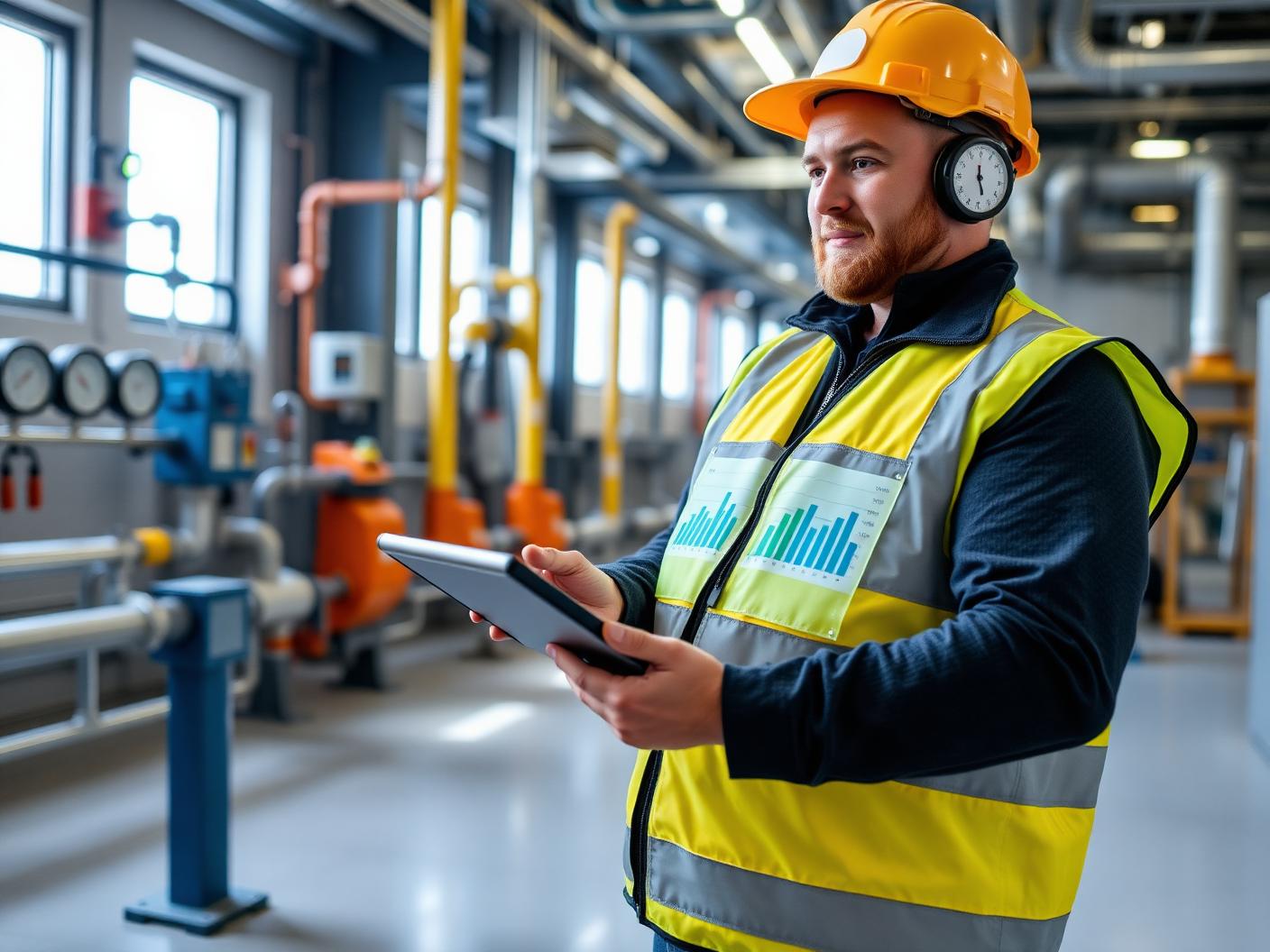 Relevé des consommations énergétiques sur site industriel
