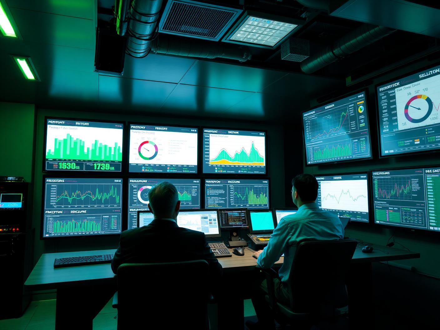 Suivi des indicateurs énergétiques sur écrans de supervision